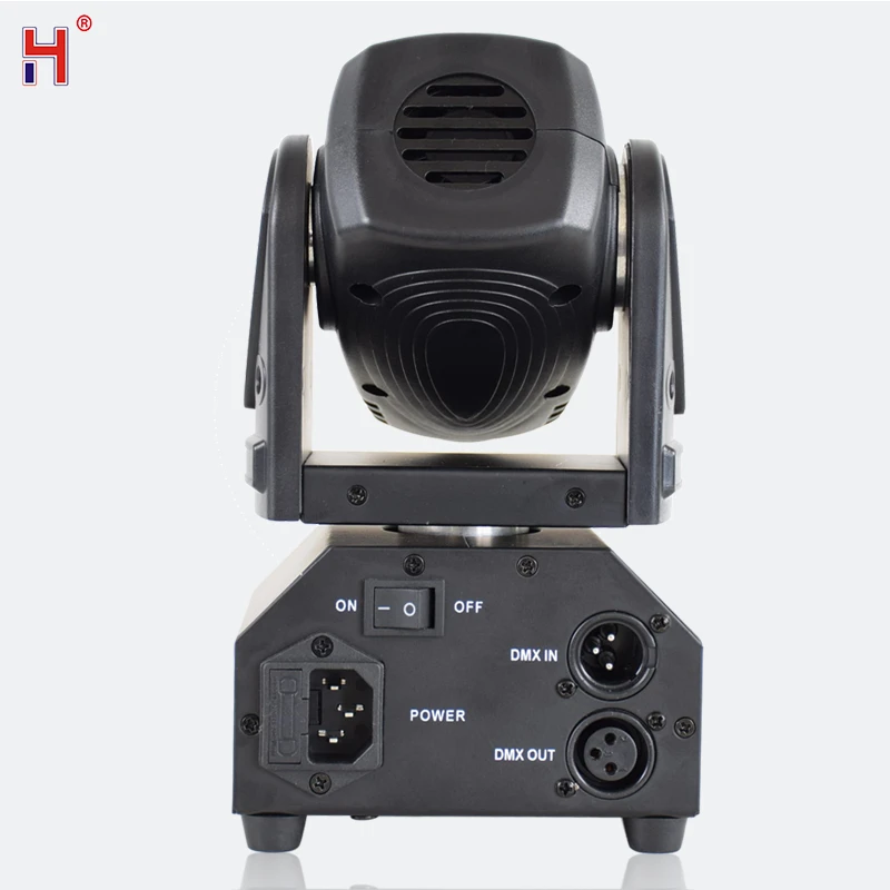 DMX512 Rotating RGBW Beam Effect Sound Party Lamp 10W LED Moving Head Light Stage Lighting | Освещение