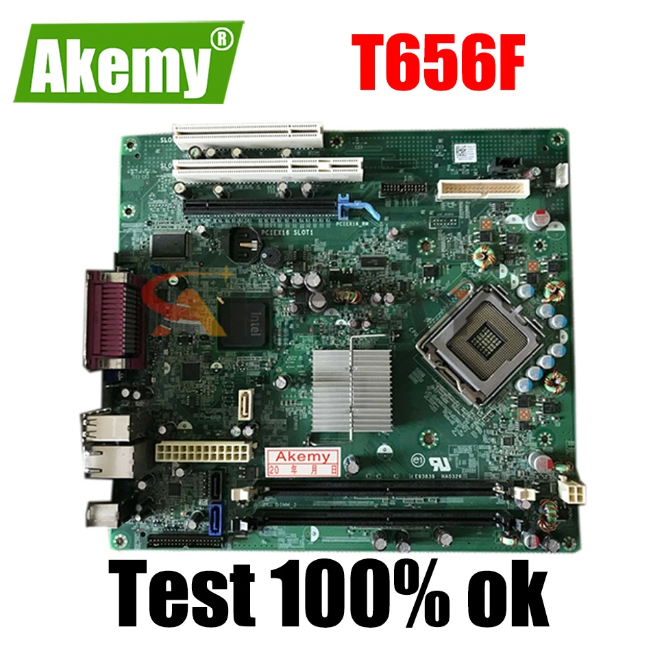 Для DELL Optiplex 360 для рабочего стола материнской платы T656F 0T656F CN гнездо 775 DDR2 100%