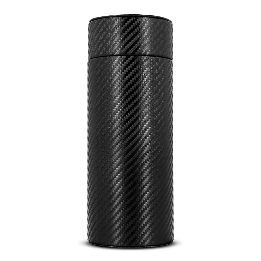 Hot sale CIGARLOONG Cigar Tube Travel Portable Carbon Fibre Moisturizing with Humidifier Hygrometer Humidor CLJ-3013A | Дом и сад