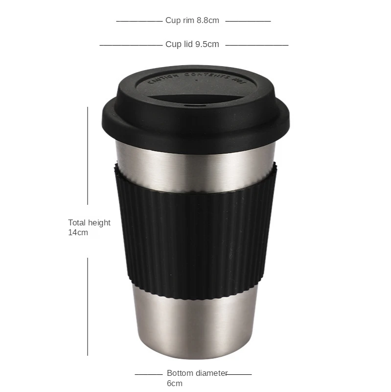 

304 Stainless Steel Vacuum Flask Creative Water Cup Coffee Cup Coffee Cup Cute Mug Beer Mug Cold Cup Stainless Steel Mug
