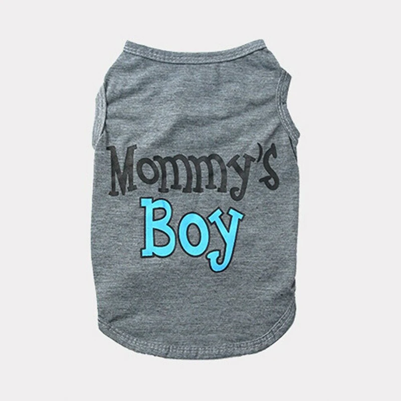 Мягкая футболка для мамы и мальчика с надписью маленьких щенков кошек Летние