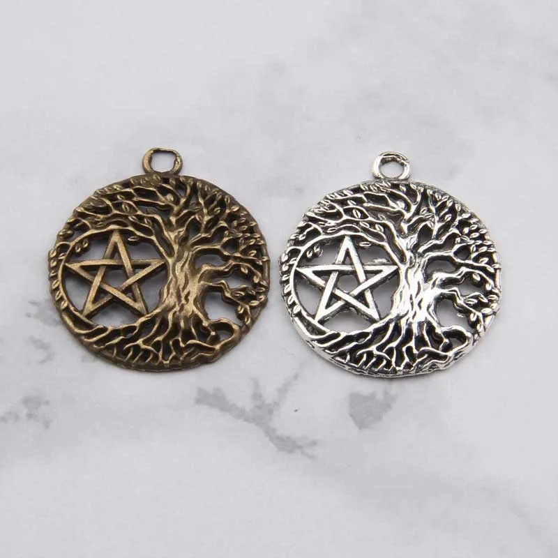 Винтажные Ювелирные изделия 50 шт./лот кулон в виде пятиконечной звезды Викинга