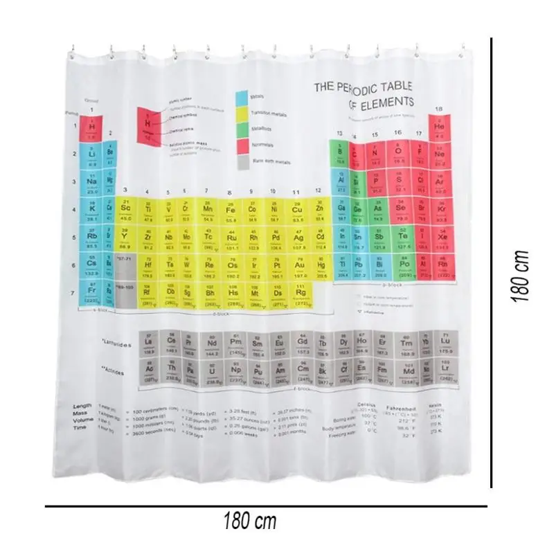 12 крючков не деформирующаяся прочная занавеска для ванной с печатным рисунком
