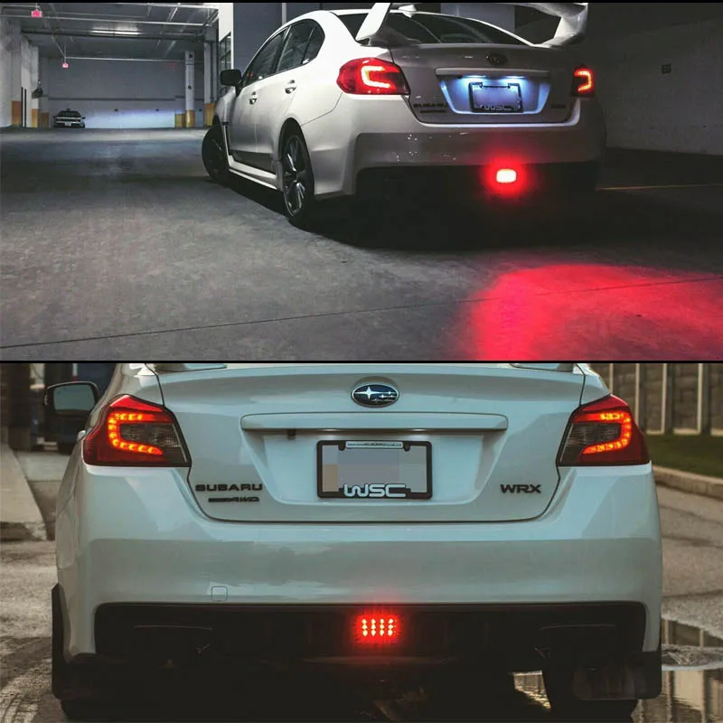 IJDM для 2011-up Subaru WRX/STi Impreza XV Crosstrek F1 Стиль все в одном Стробоскоп красный