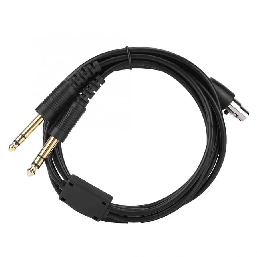 Универсальная авиационная гарнитура аудиоколонка с двойным штекером наушники