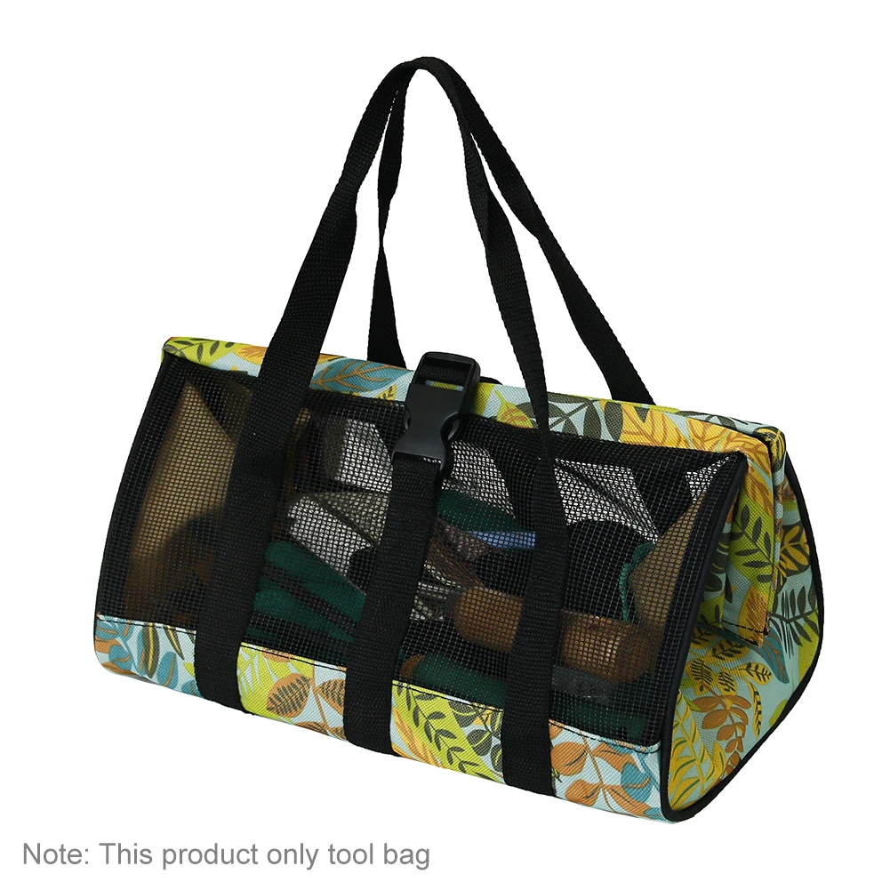 

Tool Bag Outdoor Hardware Visible Oxford Cloth With Handle Garden Organizer Storage Tote Wide Opening Multifunctional Breathable