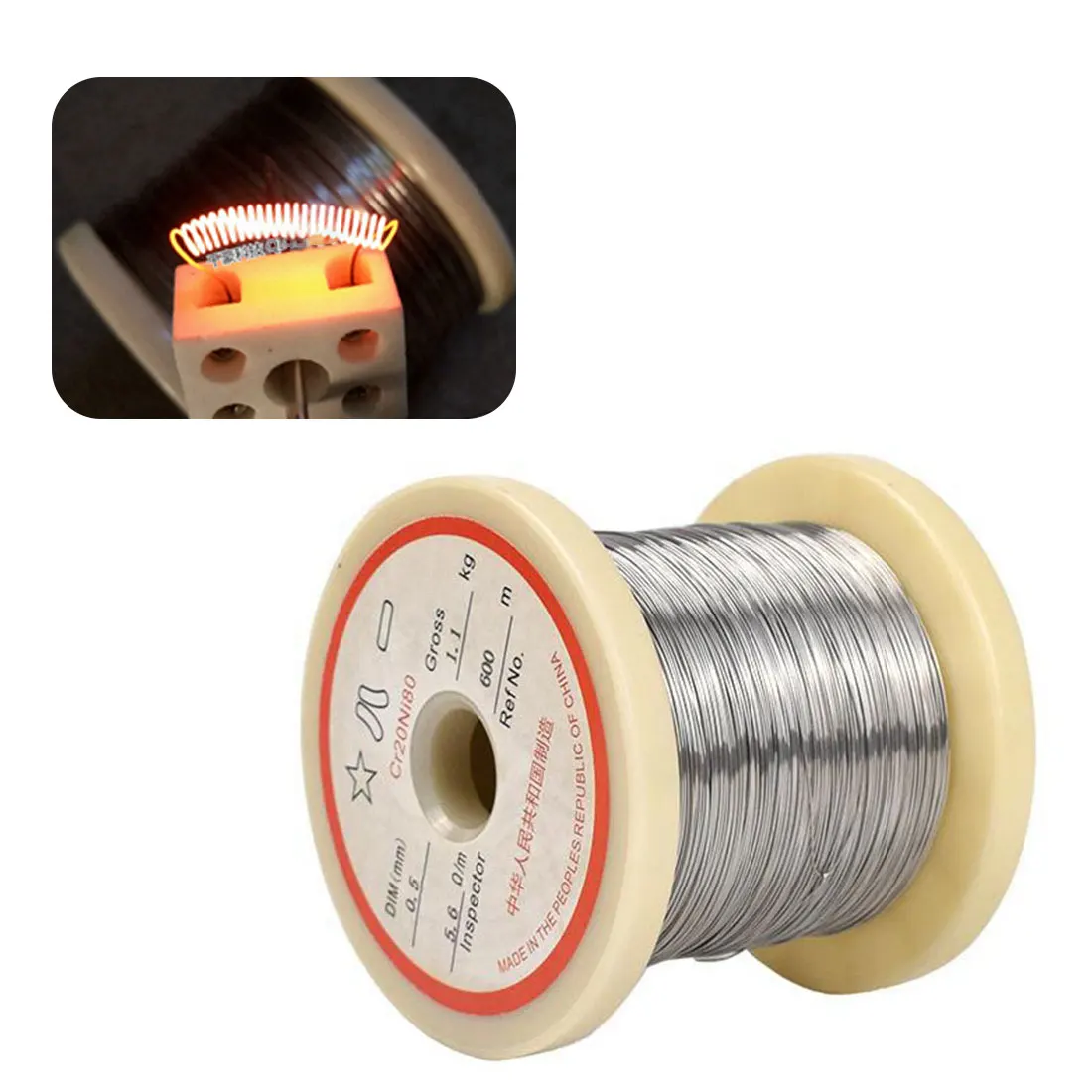 Проволока сопротивления 10 м нихромовая проволока Диаметр 0 1 мм 5 Cr20Ni80