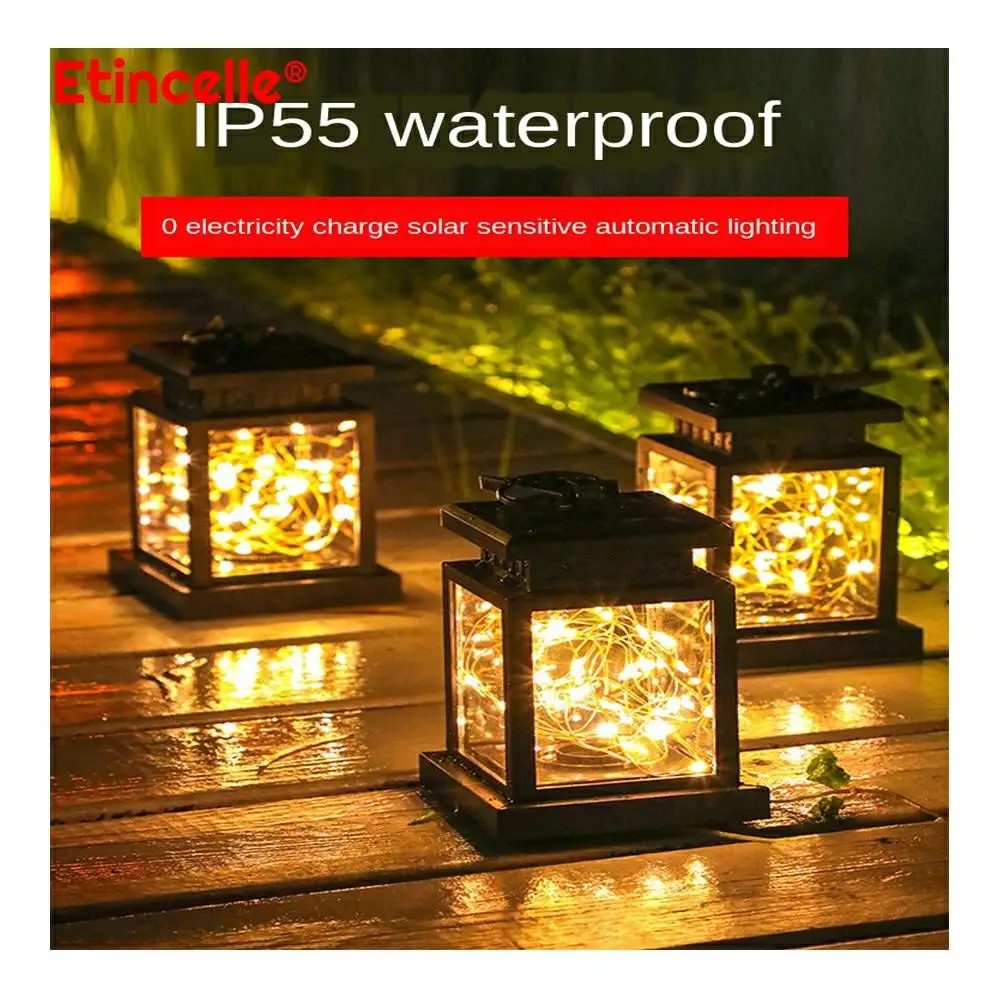 Светильник на солнечной батарее садовая лампа для наружного освещения из хлопка