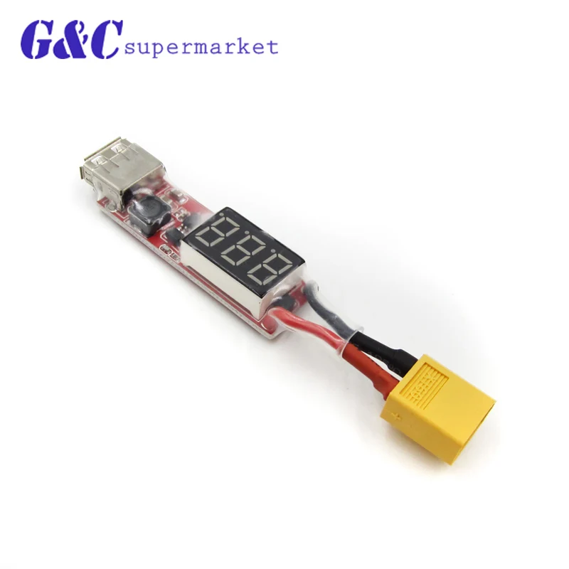 2S 6S Lipo батарея XT60 разъем к USB 5V 2A зарядное устройство конвертер адаптер для