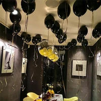 50100pcs 12inch black latex balloons garlnd kit for birthday wedding all kinds of party decoration supplies global