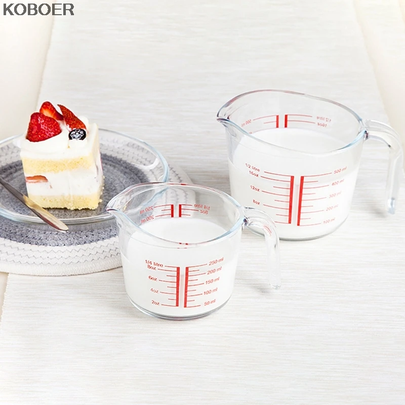 

Утолщенные термостойкие Пластиковые мерные чашки со шкалой, чашки для выпечки молока и воды, измерительные инструменты, кухонные измерител...
