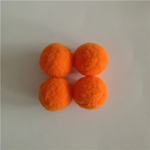 color12 orange 1600 шт 10-30 мм помпон меховой плюшевый шар для поделок DIY мягкое украшение дома Одежда для шитья на ткани аксессуары - Цвет: color12 orange