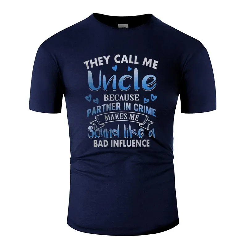 

Облегающая футболка с надписью They Call Me Uncle потому что Partner In Crime, футболка для фитнеса, Мужская футболка размера плюс S-5xl, Милая футболка