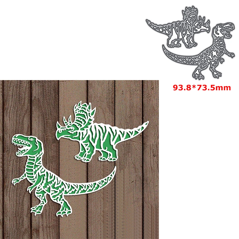 

Giant Dinosaur Metal Cutting Dies DIY Paper Craft Knife Mould Blade Punch Stencils Die Cut Mold 2021 New 2pcs/set