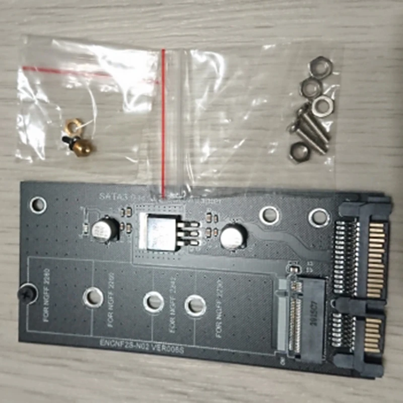 Адаптер NGFF M.2 M2 SATA3 Raiser к SATA адаптер SSD Плата расширения B Key Suppor 30/42/60/80 мм |