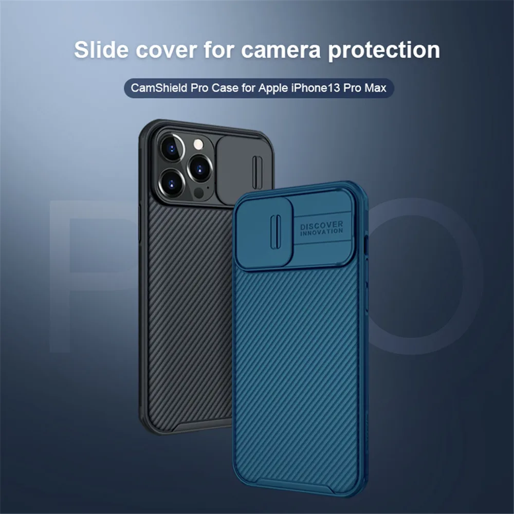 

For iPhone 13 Pro Max / 13 Mini NILLKIN CamShield Pro Case with Camera Len Protective Slide Cover Back Shell