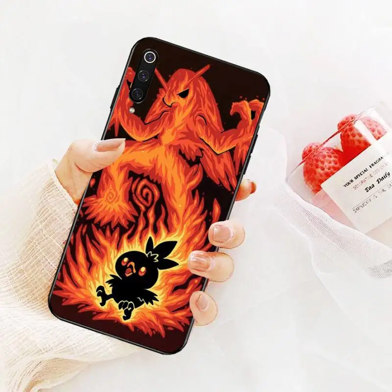 

NBDRUICAI Anime Techranova Soft Silicone Black Phone Case for Xiaomi Mi9 9SE 8SE Pocophone F1 Mi8 Lite
