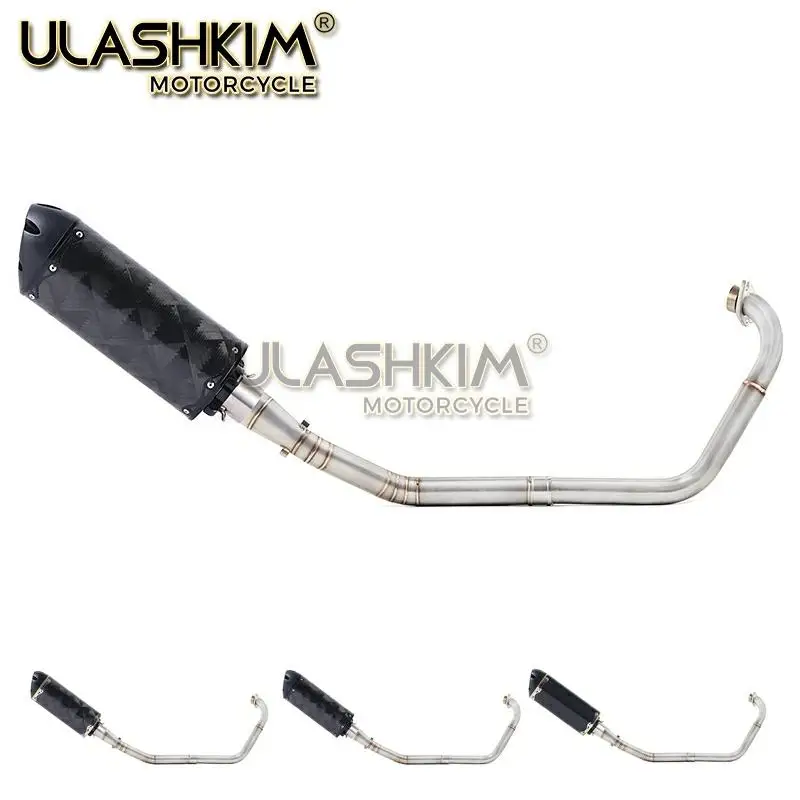 Мотоцикл Полная выхлопная система Escape Модифицированная средняя звеньевая труба