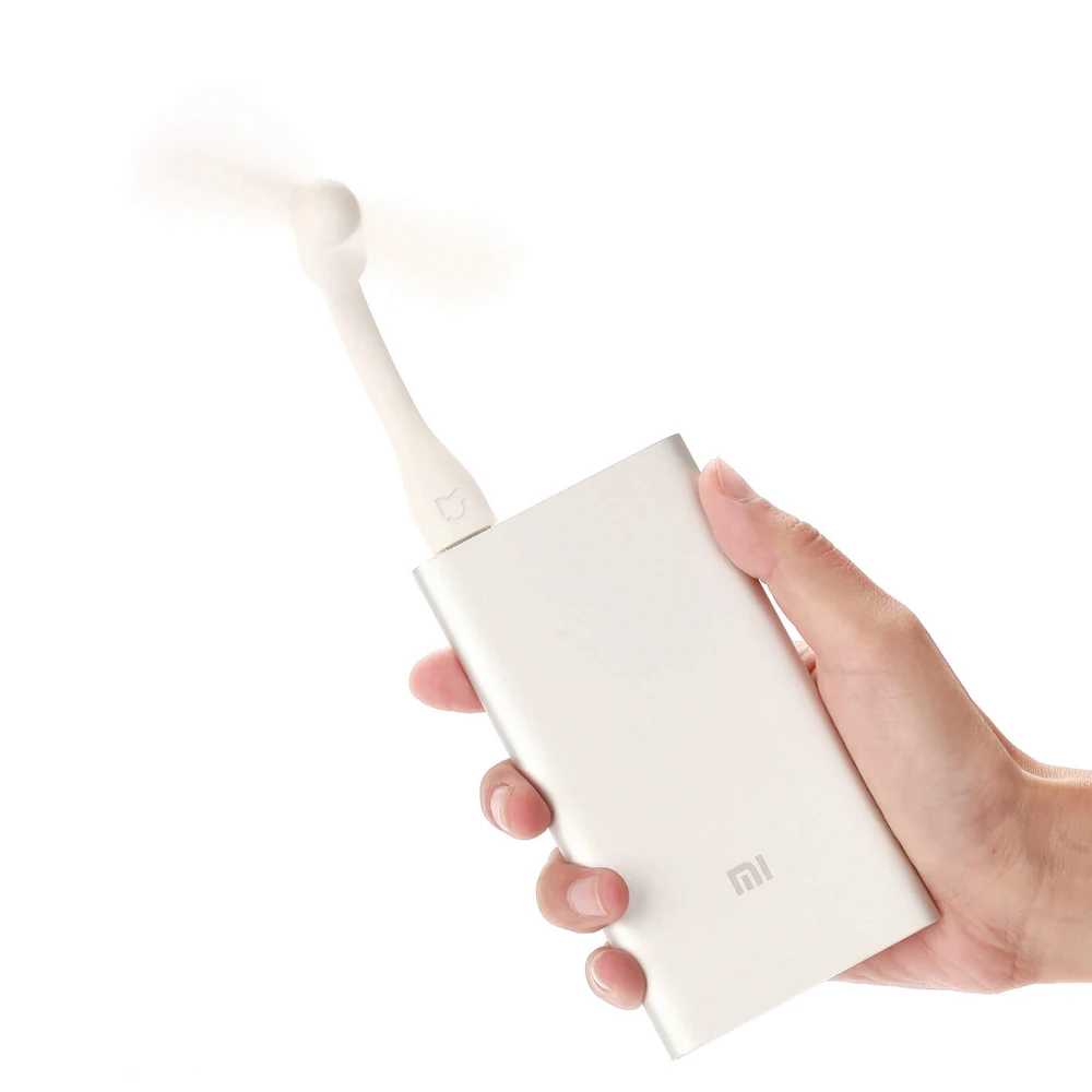 Оригинальный Портативный USB вентилятор Xiaomi Mijia гибкий карманного размера для