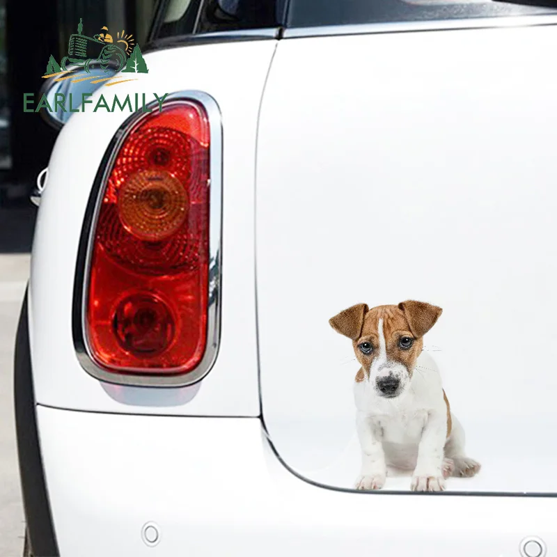 EARLFAMILY 13 см x 9 4 для Джека Расселла терьера виниловые автомобильные наклейки