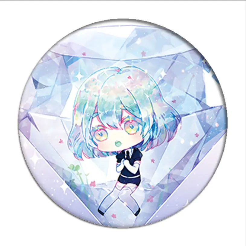 5 шт. блестящие Значки для косплея фосфофиллит брошь значок Коллекция сумок