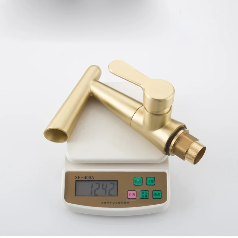 

Basin Faucet Brushed Gold Gray Black Paint Hot And Cold Water Mixer Wash Basin Single Hole Brass Tap Bathroom Faucets 2020NEW