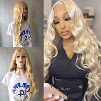 middle part 613 blonde wigs for women long body wave lace front wigs hair synthetic hair natural hairline cosplay wig