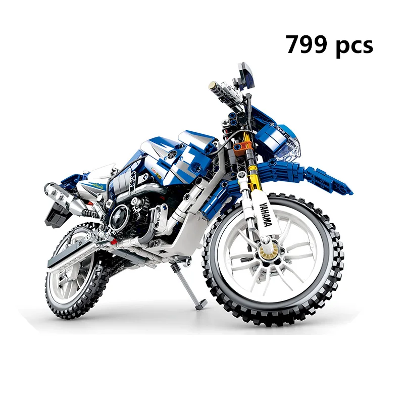 Motorcycle Moto Racing CAR Motorbike City Vehicle Sets Off Road Model Building Blocks MOC Kits Kids Toys Action Figure Wars | Игрушки и