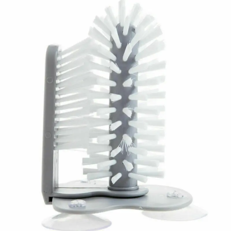 Cup Bottles Cleaning Brush Creative Suction Wall Lazy Glass Kitchen Rotating Cleanning Tools | Дом и сад