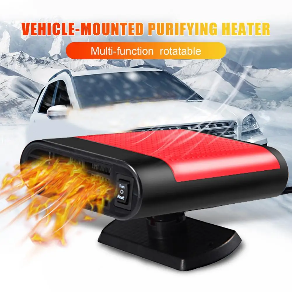

Car Heater 12V/24V 150W Portable Fast Heating Defrost Demister Cooling Fan