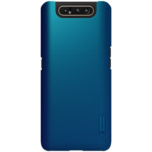 Чехол для samsung Galaxy A80 A90 чехол NILLKIN Супер Матовый Защитный пластиковый жесткий чехол для телефона samsung Galaxy A80 A90 с подарком - Цвет: Blue