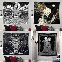 black skull series tapestry tapestry home dormitory decoration blanket wall blanket wall hanging cloth wall decoration70100cm