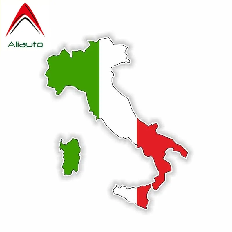 

Aliauto Funny Car Sticker Italy Map Flag Accessories Vinyl Decal Cover Scratches for Passat B6 Lada Vesta Mazda 6 Jdm,12cm*10cm