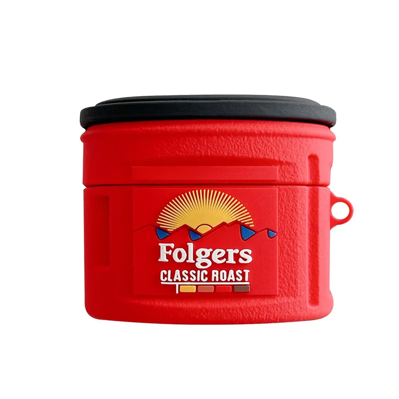 

For Airpods Pro Case,Folgers Classic Roast Case For Airpods 1/2 Case,Soft Silicone Earphone Headphone Cover For Airpods 3 Case