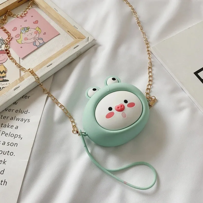 Новые стильные женские сумки летние кавайные силиконовые Наплечные на цепочке