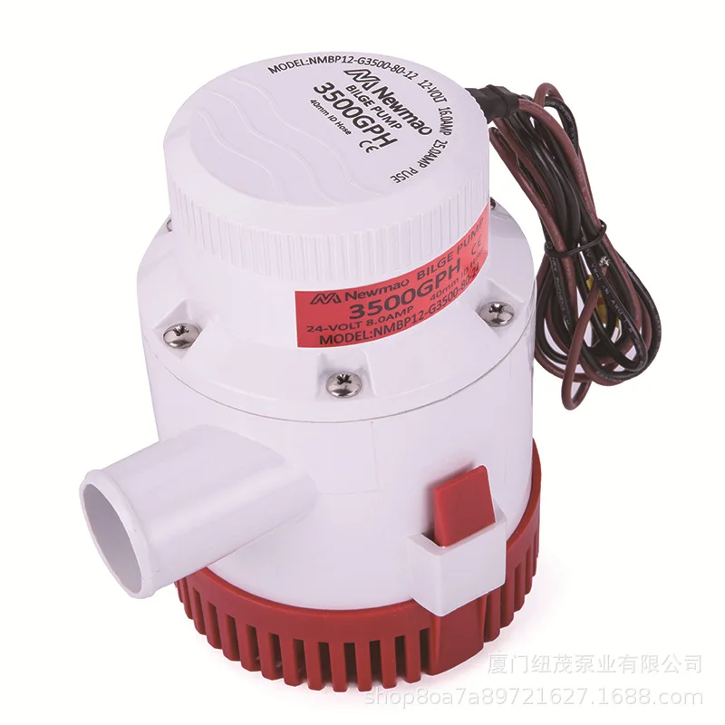 

3500GPH Bilge Pump 12V DC Submersible Pump Marine Drum Cruise Water Pump Small Mini Battery Water Pump
