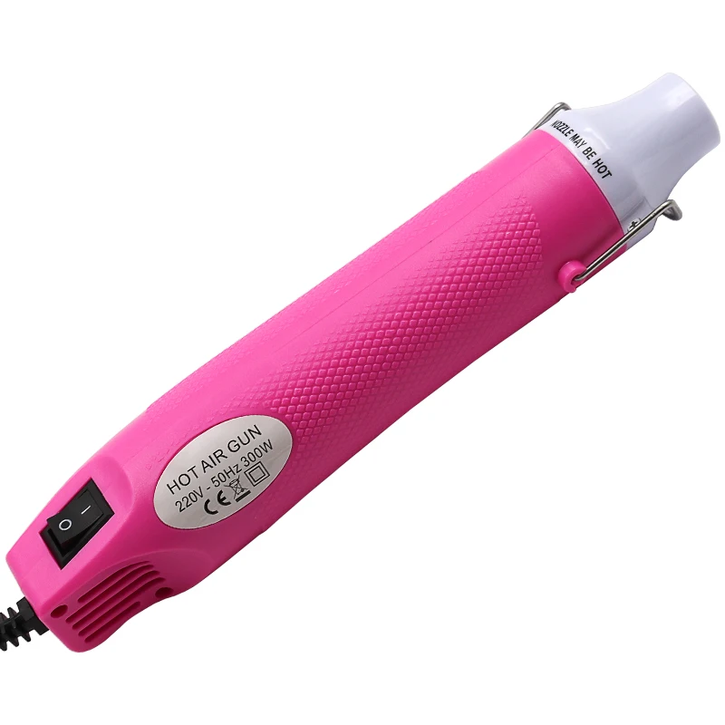 

220V 300W Heat Gun Plug Industrial Electric Hot Air Gun Kit Professional Heatguns Shrink plastic Wrap Blower Heater