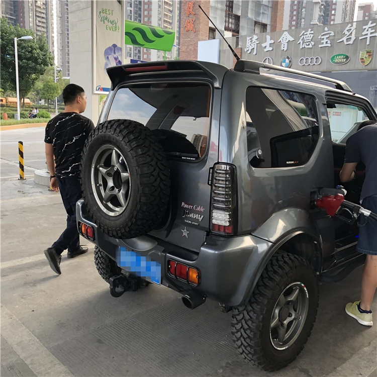 Используйте для suzuki jimny спойлер с на фонарь Высокое качество ABS Материал заднего