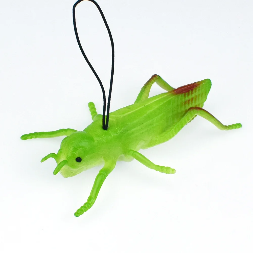 1 шт. TPR мягкая резина Моделирование насекомое-Кузнечик игрушка модель шутки