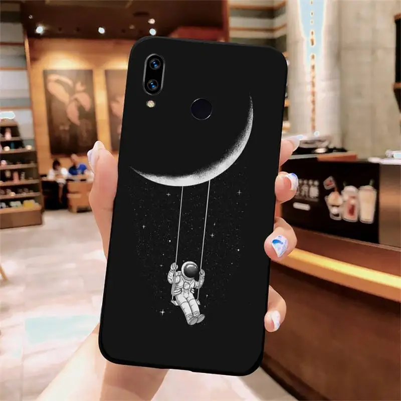 

Cartoon Space universe astronaut Phone Case For Xiaomi Redmi note 7 8 9 t k30 max3 9 s 10 pro lite