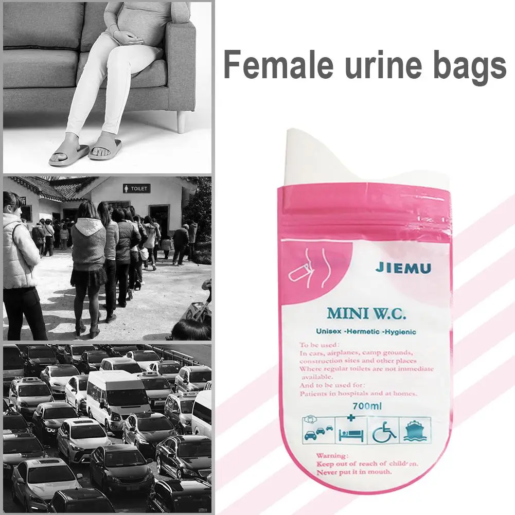 Одноразовые мешки для мочи 4 шт./лот 700 мл кемпинга переносной писсуар аварийные в