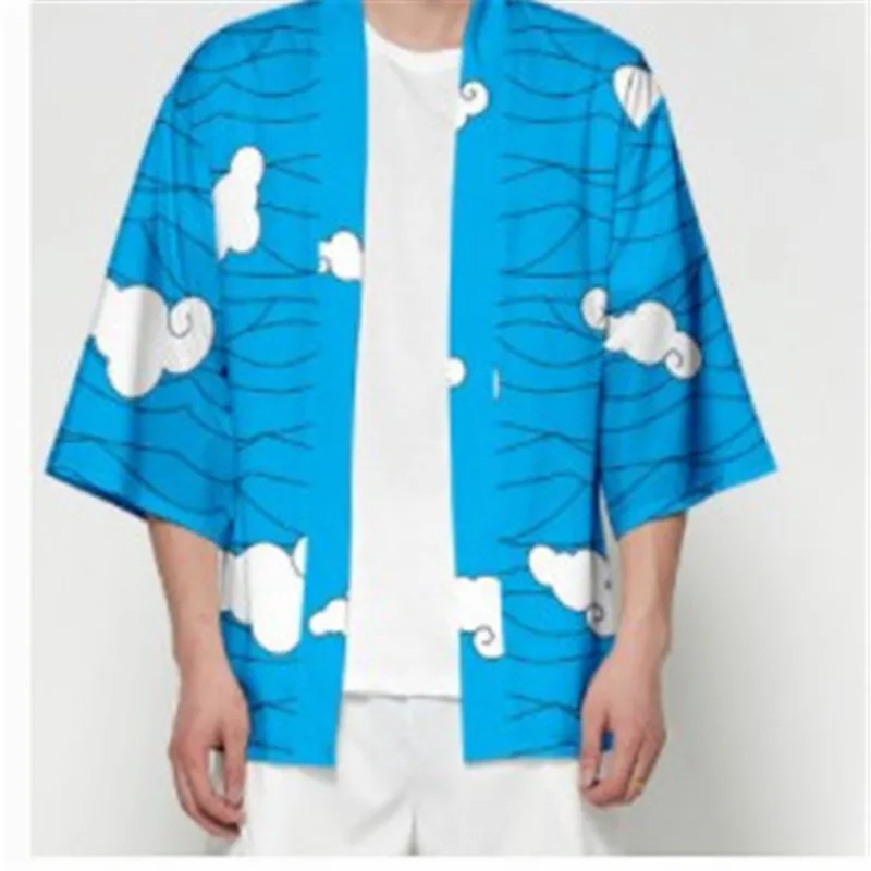 

Demon Slayer Cosplay Kimetsu No Yaiba Women/Men Cartoon 3D Printing Casual Streetwear Kimono Cloak Halloween Party Costume