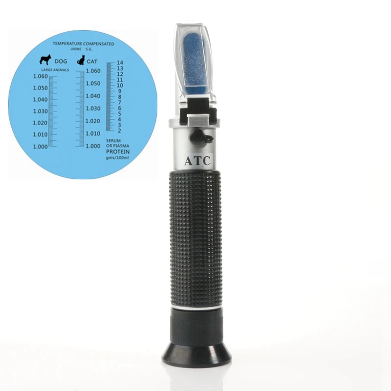 Рефрактометр для домашних животных удельный гравитационный измеритель
