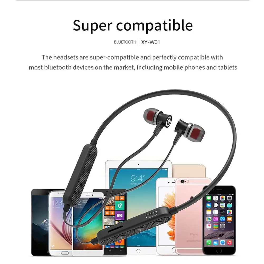 Шумоподавляющие беспроводные наушники спортивные вкладыши для iPhone Samsung Note 10 9 8 S9
