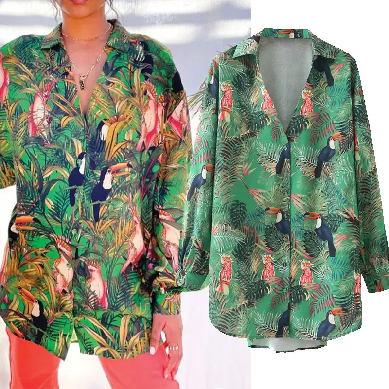 

Nlzgmsj Za Blouse Women 2021 France Style Autumn Long Sleeve Turn Down Collar Casual Shirts For Women blusa de mujer 202106