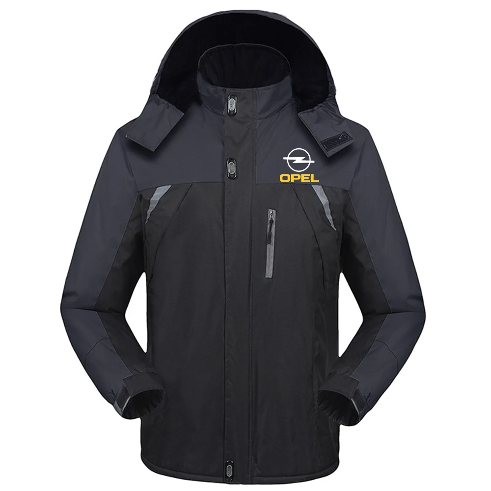 

Winter OPEL Logo Jacket Thicken Windbreaker Waterproof Warm Outdoor Couples Mountaineering High street Harajuku Coats