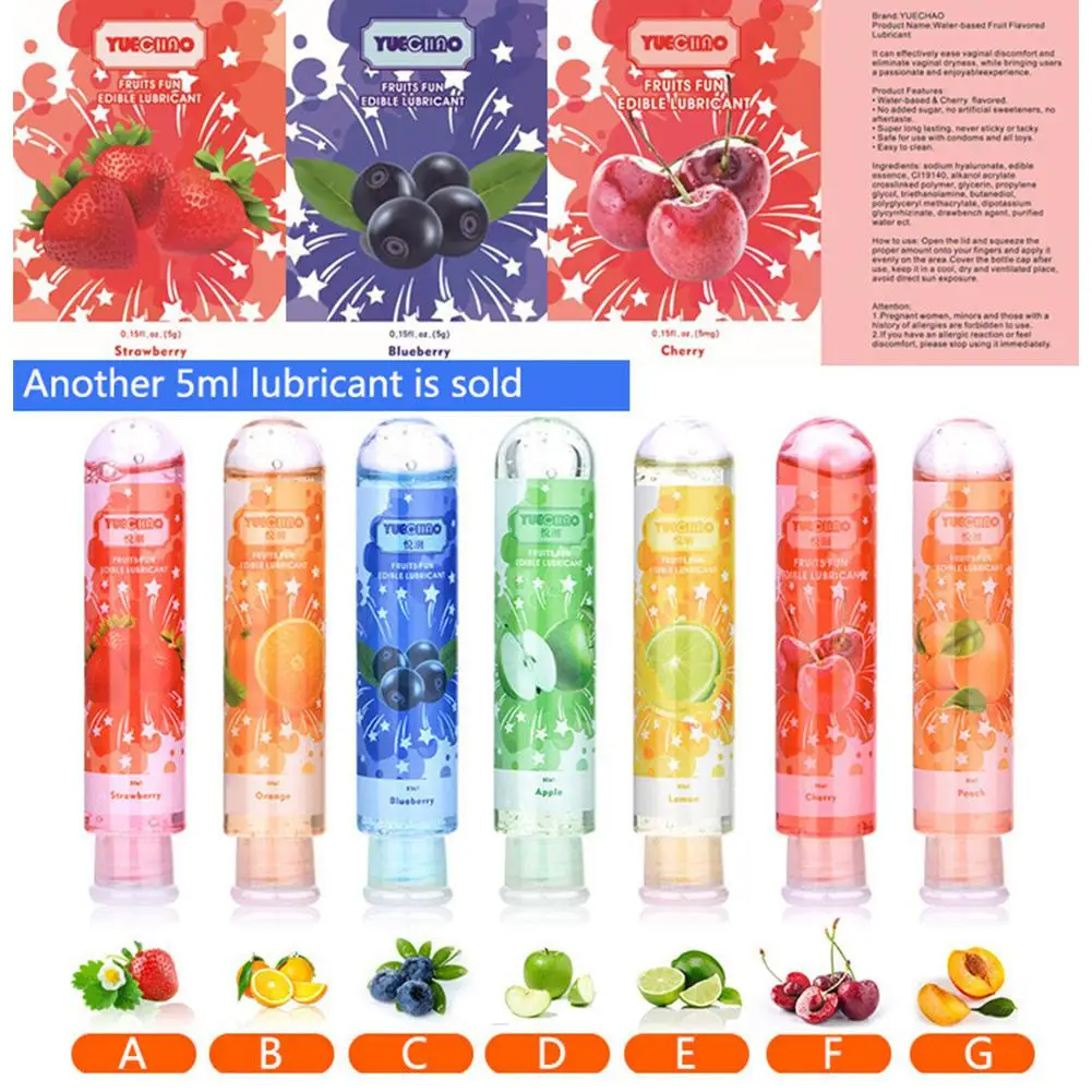 Натуральный съедобный ароматизированный лубрикант на водной основе Смазка для