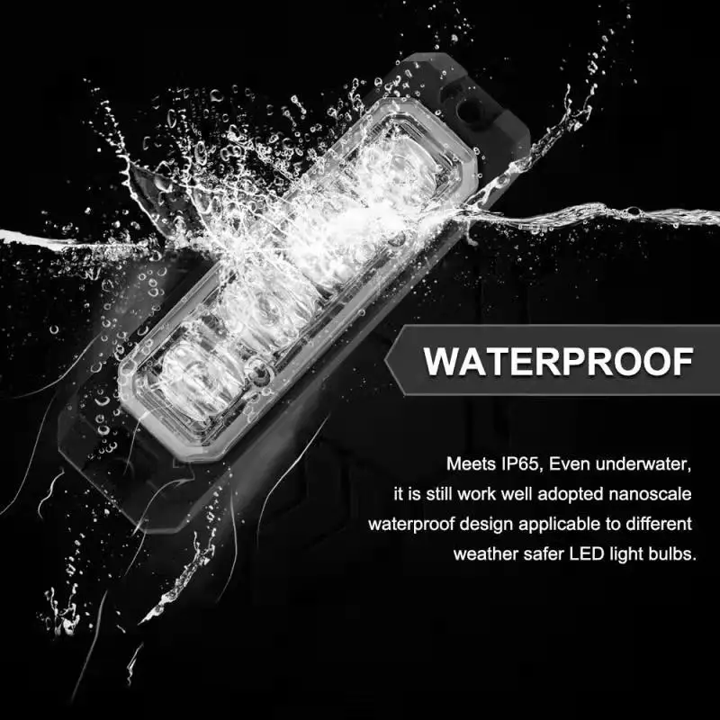 12-24 в новый 4 светодиода стробоскопический свет 5-проводная синхронизация