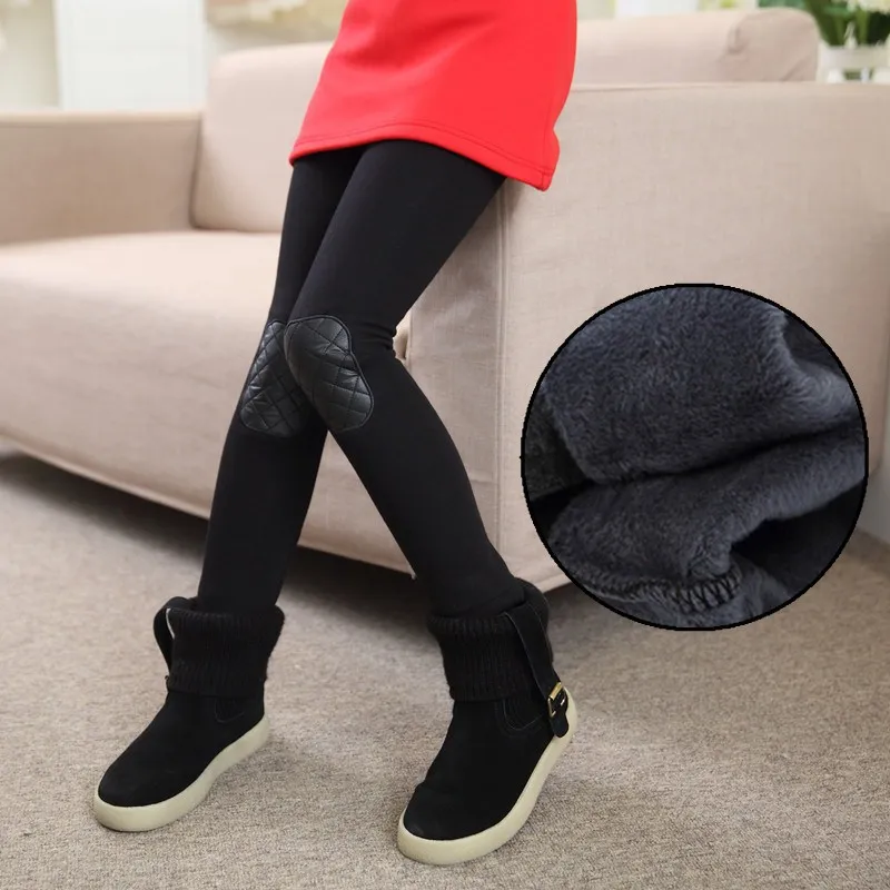 Pants as shown Леггинсы для девочек; зимние штаны; детские штаны; леггинсы для девочек; теплые флисовые брюки с имитацией двух предметов; детская юбка; брюки - Цвет: Pants as shown