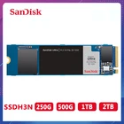 Твердотельный накопитель Sandisk, внутренний SSD-накопитель M2 3D nvme 250 ГБ 500 ГБ 1 ТБ 2 ТБ pcle NVMe 2280